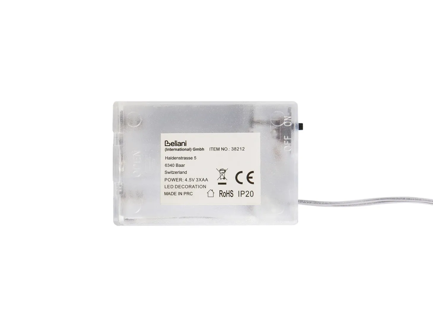 Zestaw 3 dekoracji świątecznych LED ROINE Prezenty świąteczne 15/20/25 cm Brązowy