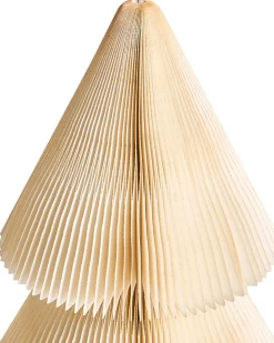 Zestaw 2 dekoracji świątecznych VEFSNA Choinka 90/122 cm Beżowy