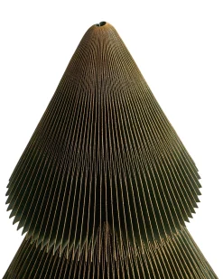 Zestaw 2 dekoracji świątecznych VEFSNA Choinka 90/122 cm Beżowy/ zielony