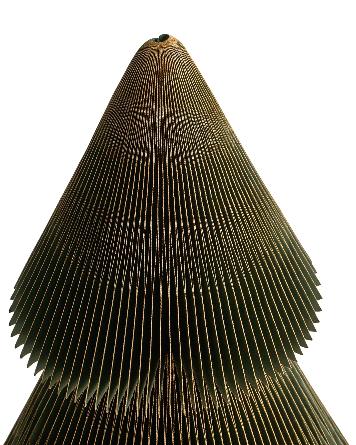 Zestaw 2 dekoracji świątecznych VEFSNA Choinka 90/122 cm Beżowy/ zielony