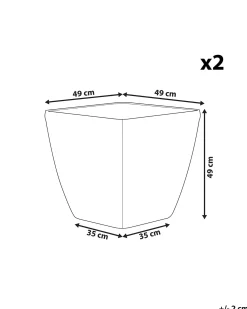 Zestaw 2 donic ASTRAS 50 cm Srebrny
