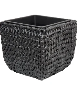 Zestaw 2 donic BERBERIS 34/45 cm Czarny Technorattan