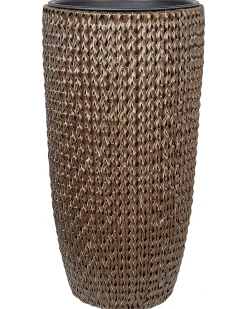 Zestaw 2 donic CEDRUS 37/45 cm Brązowy Technorattan