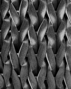 Zestaw 2 donic CEDRUS 37/45 cm Czarny Technorattan