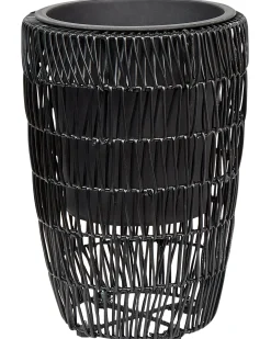 Zestaw 2 donic CHELONE 26/34 cm Czarny Technorattan