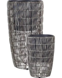 Zestaw 2 donic CHELONE Technorattan 26/34 cm Brązowy