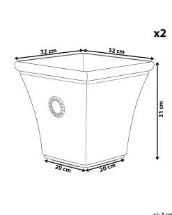 Zestaw 2 donic ELATEIA 32 cm Biały