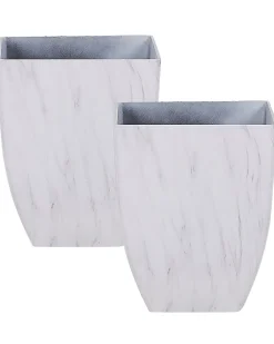 Zestaw 2 donic MIRO 35 cm Biały marmur