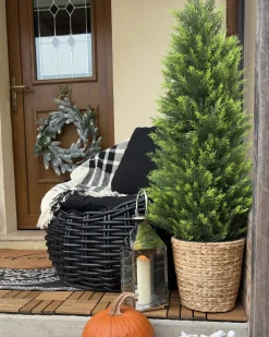 Zestaw 3 donic PLAKA 29/37/49 cm Naturalny Hiacynt wodny
