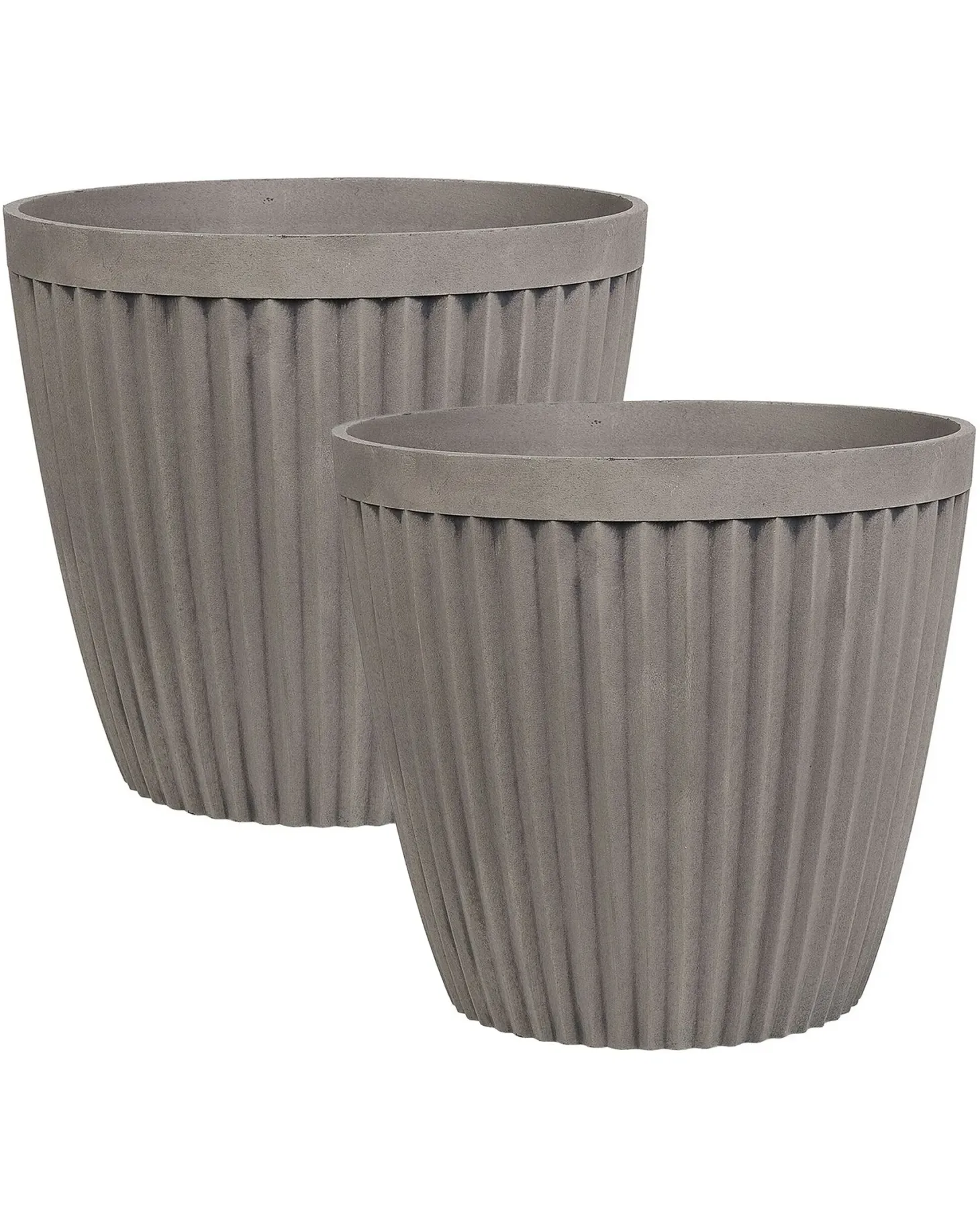 Zestaw 2 donic POKA 36 cm Beżowoszary