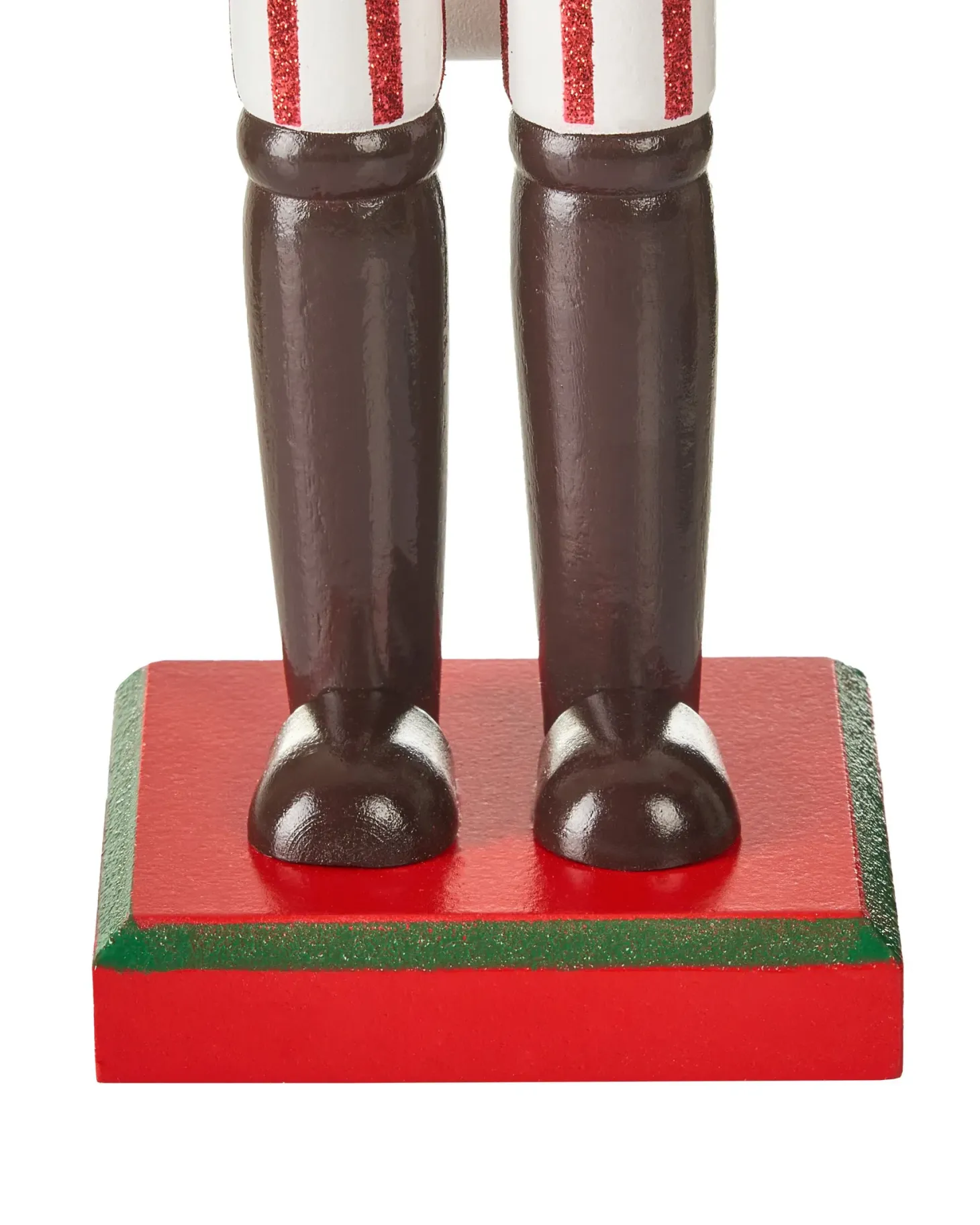 Zestaw 2 figurek dekoracyjnych BODSJON Dziadek do orzechów 35 cm Czerwony/ biały