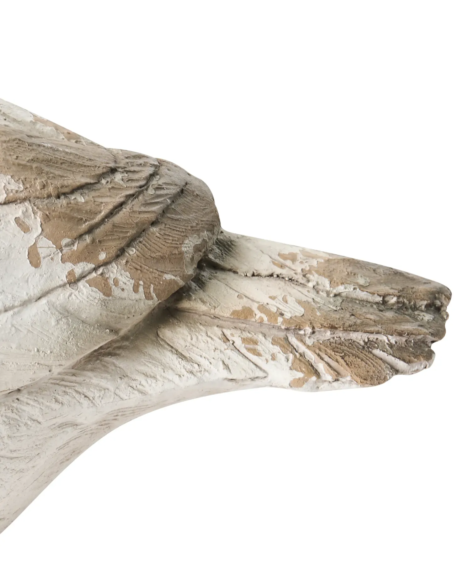 Zestaw 3 figurek ogrodowych ANGHIARI Ptak Beżowy