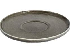 Zestaw 4 filiżanek ze spodkami COSTMARY Kamionka Szary