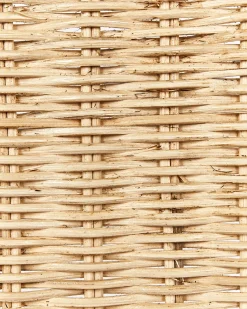 Zestaw 2 foteli bujanych LAVINIO Rattan Naturalny