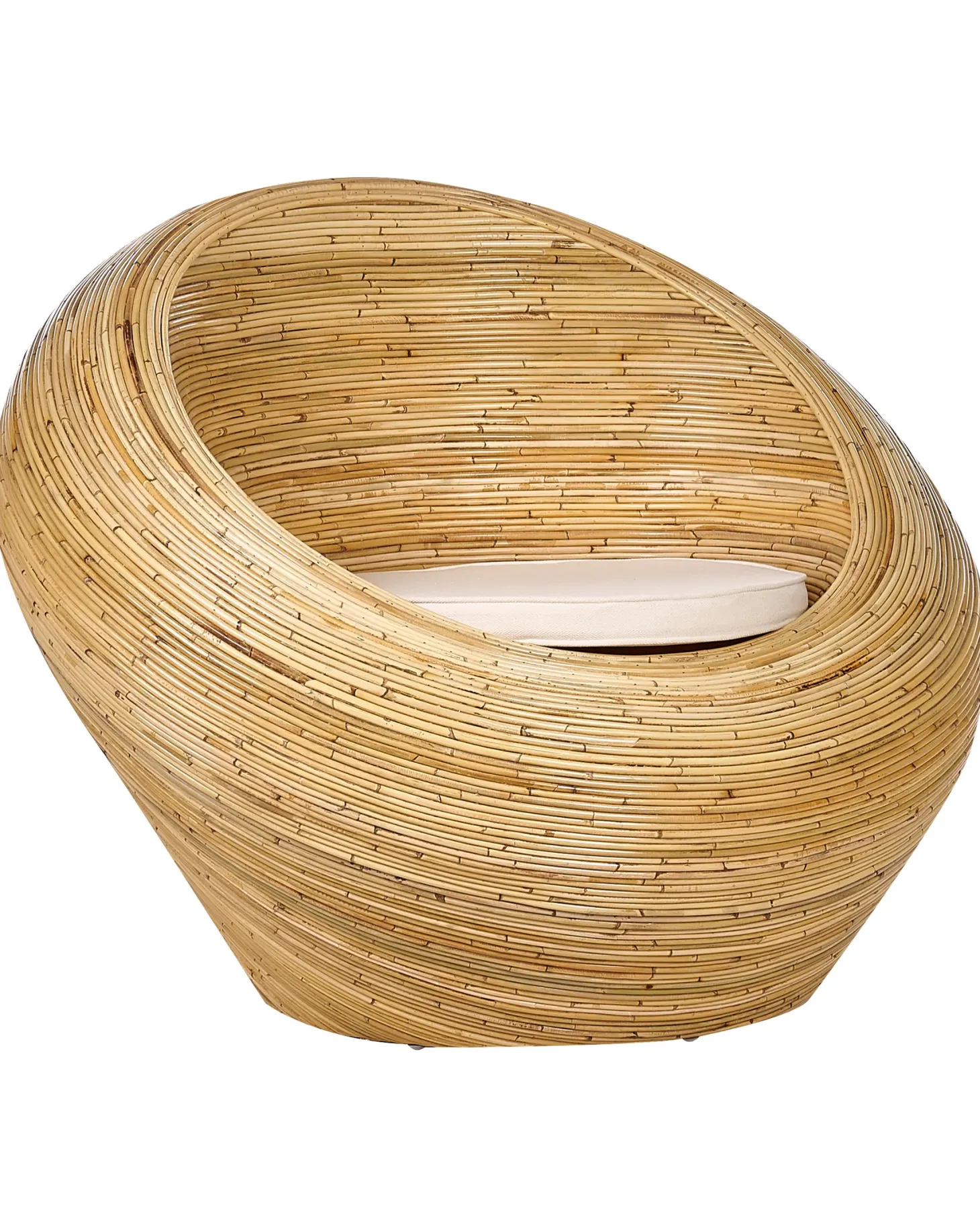 Zestaw 2 foteli ogrodowych MAIORI Rattan Naturalny
