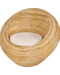 Zestaw 2 foteli ogrodowych MAIORI Rattan Naturalny
