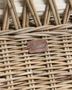 Zestaw 2 foteli ogrodowych MAROS II Rattan Naturalny