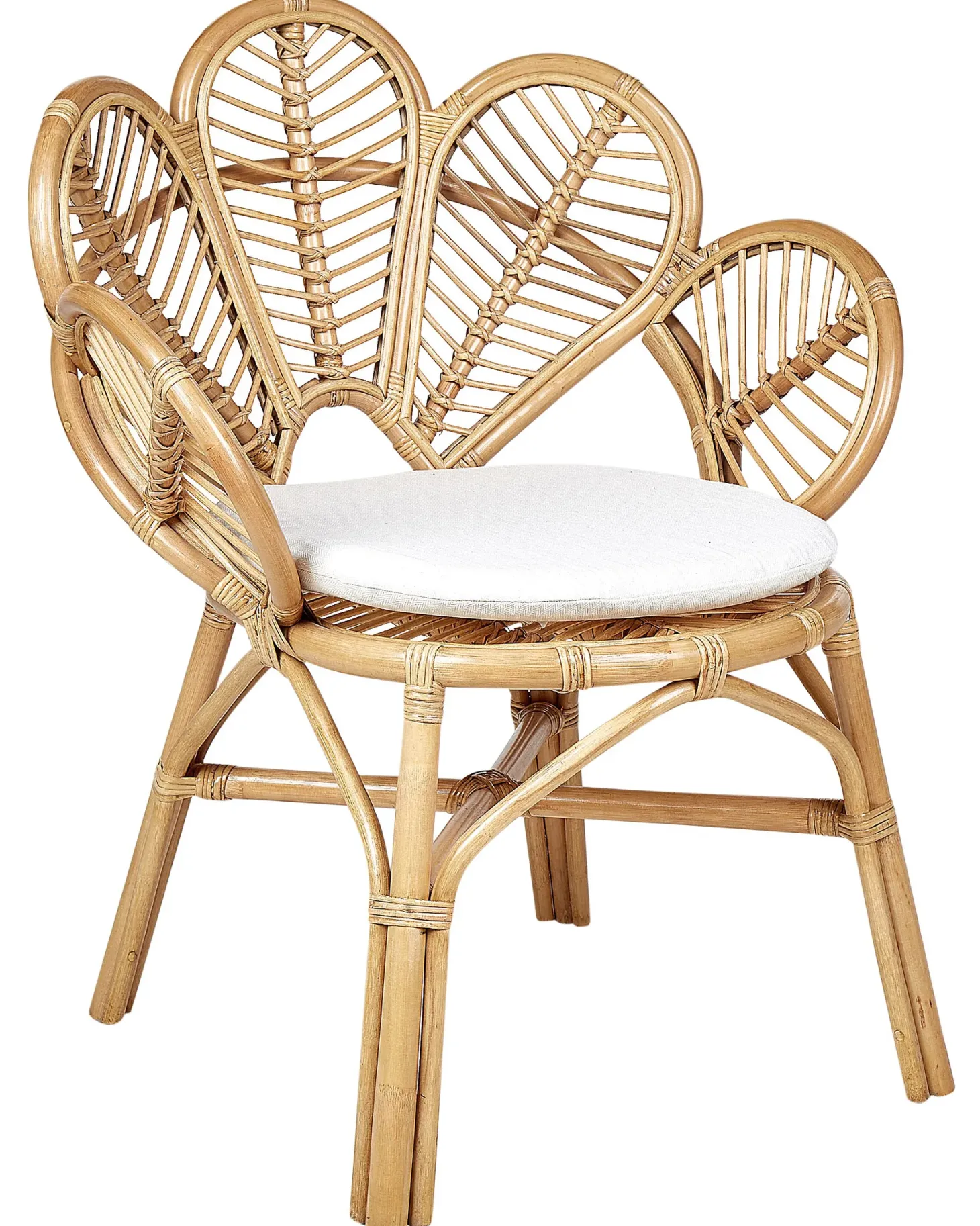 Zestaw 2 foteli paw FLORENTINE II Rattan Naturalny