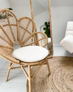 Zestaw 2 foteli paw FLORENTINE Rattan Naturalny