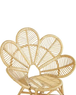 Zestaw 2 foteli paw FLORENTINE Rattan Naturalny