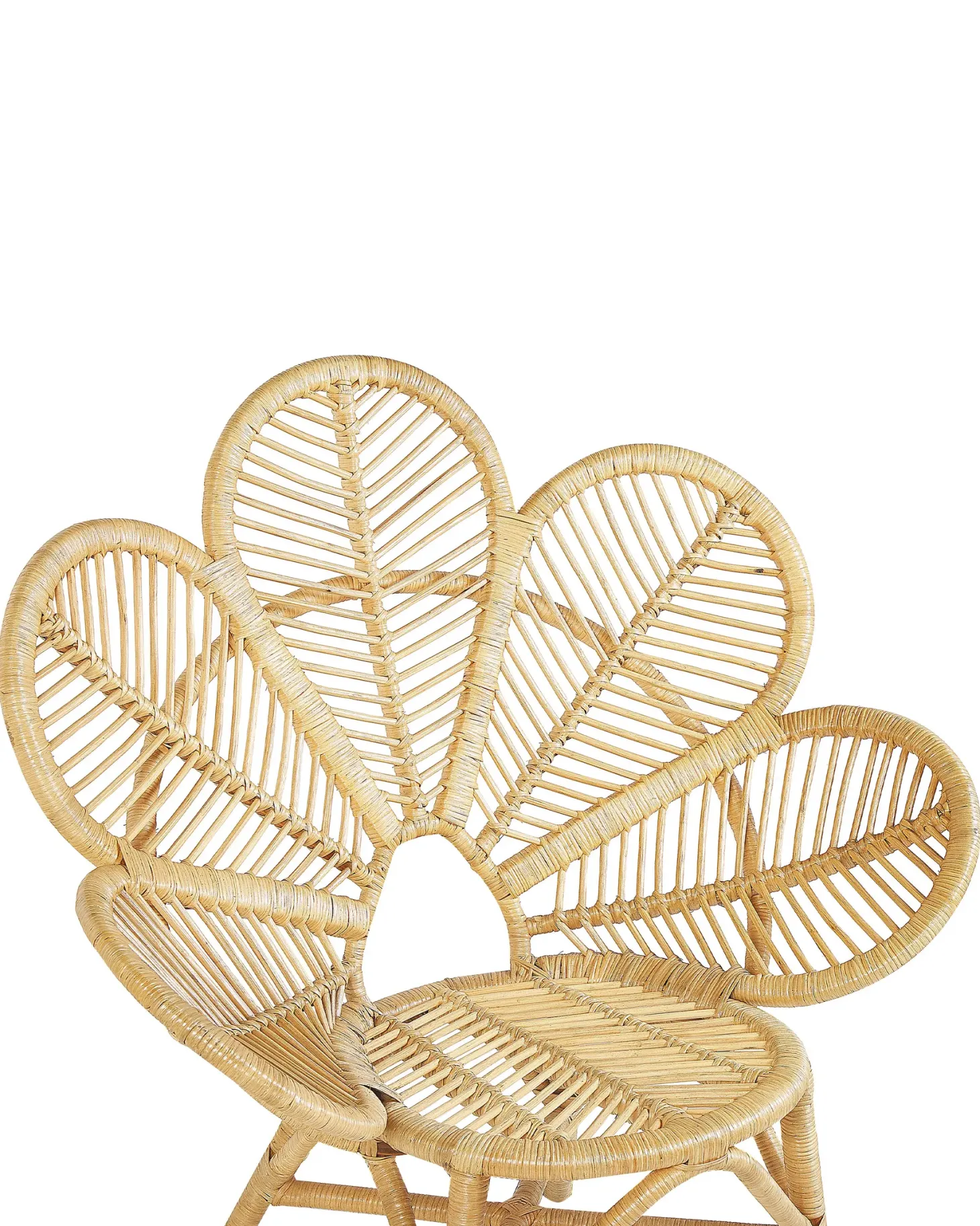 Zestaw 2 foteli paw FLORENTINE Rattan Naturalny