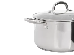 Zestaw garnków i patelni 10 elementów PRIMECOOK Stal nierdzewna Srebrny