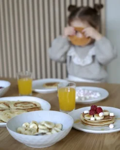 Zestaw 4 głębokich talerzy SESAME Kamionka Jasnoszary