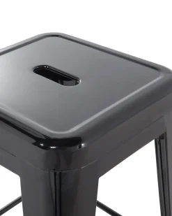 Sale Zestaw 2 hokerów barowych CABRILLO Metal Krzesła Barowe|Wszystkie Krzesła