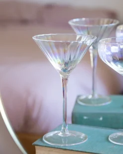 Zestaw 4 kieliszków do martini MORGANITE 220 ml Przezroczysty