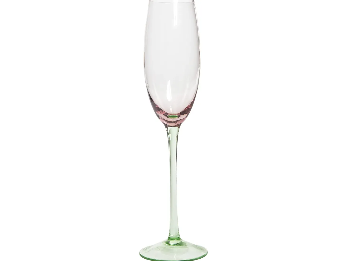 Zestaw 4 kieliszków do szampana flet DIOPSIDE 200 ml Różowy