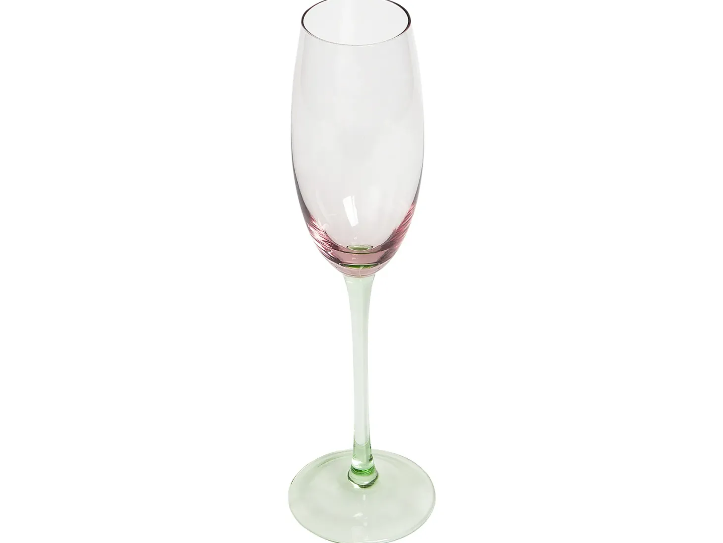 Zestaw 4 kieliszków do szampana flet DIOPSIDE 200 ml Różowy