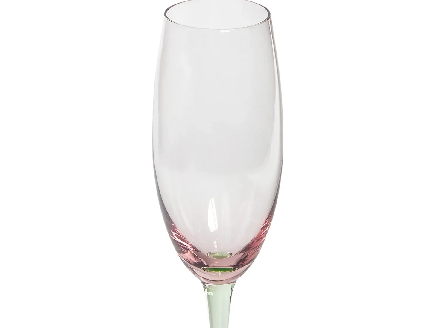 Zestaw 4 kieliszków do szampana flet DIOPSIDE 200 ml Różowy