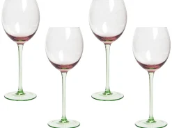 Zestaw 4 kieliszków do wina DIOPSIDE 360 ml Różowy