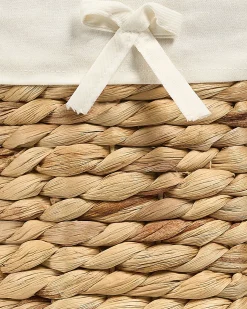Zestaw 2 koszy DANANG Plecionka Naturalny 31/61 L