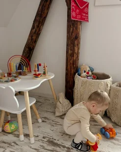 Zestaw 2 koszy KAKKI Bawełna Beżowy