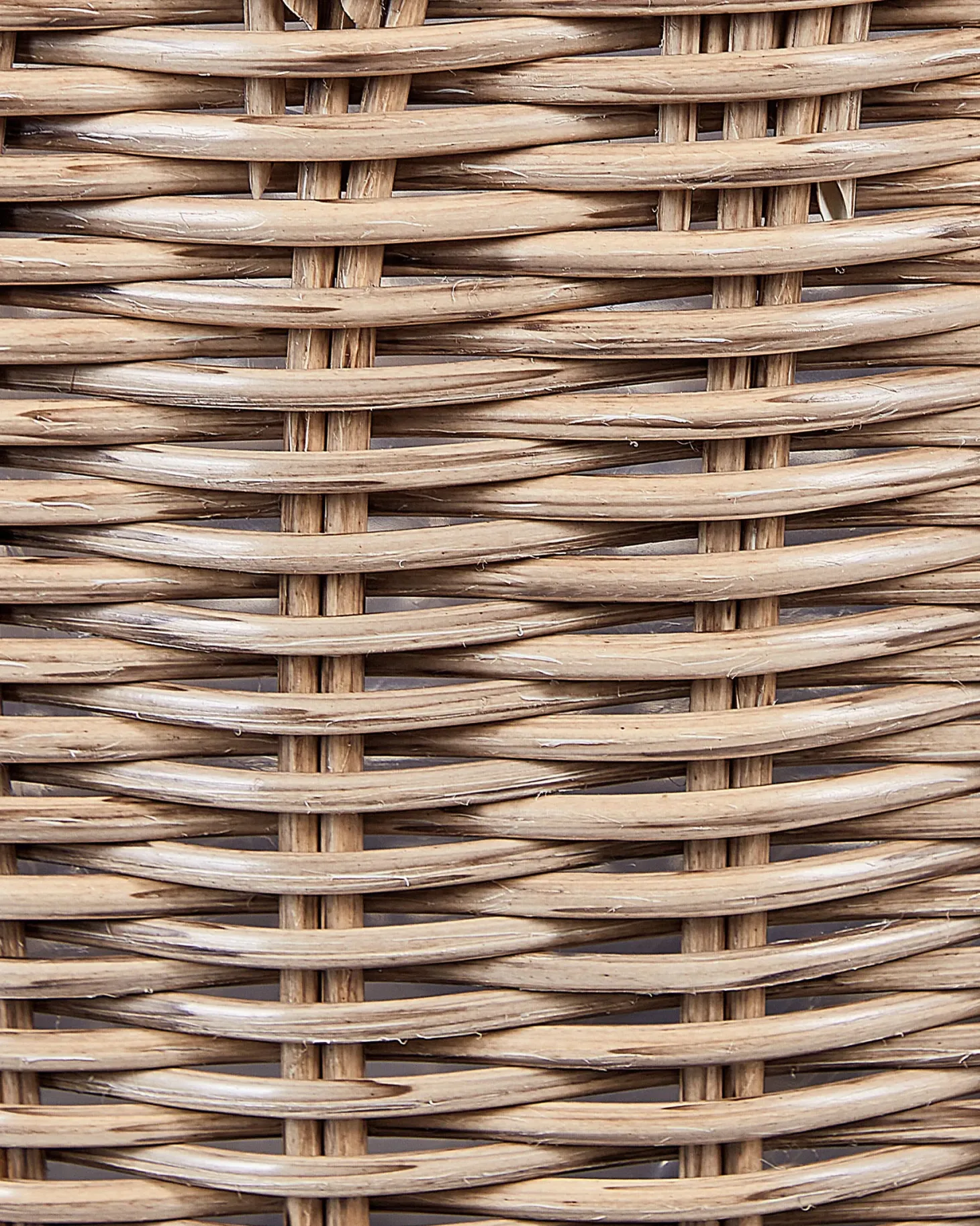 Zestaw 3 koszy na kwiaty PENDULA 33/37/45 cm Naturalny Technorattan
