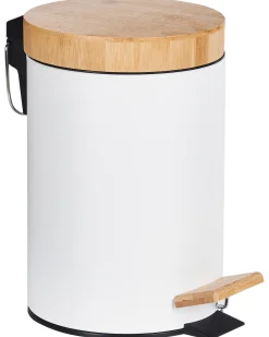 Zestaw 2 koszy na śmieci z pedałem 3 L ECOSMART Metal Biały