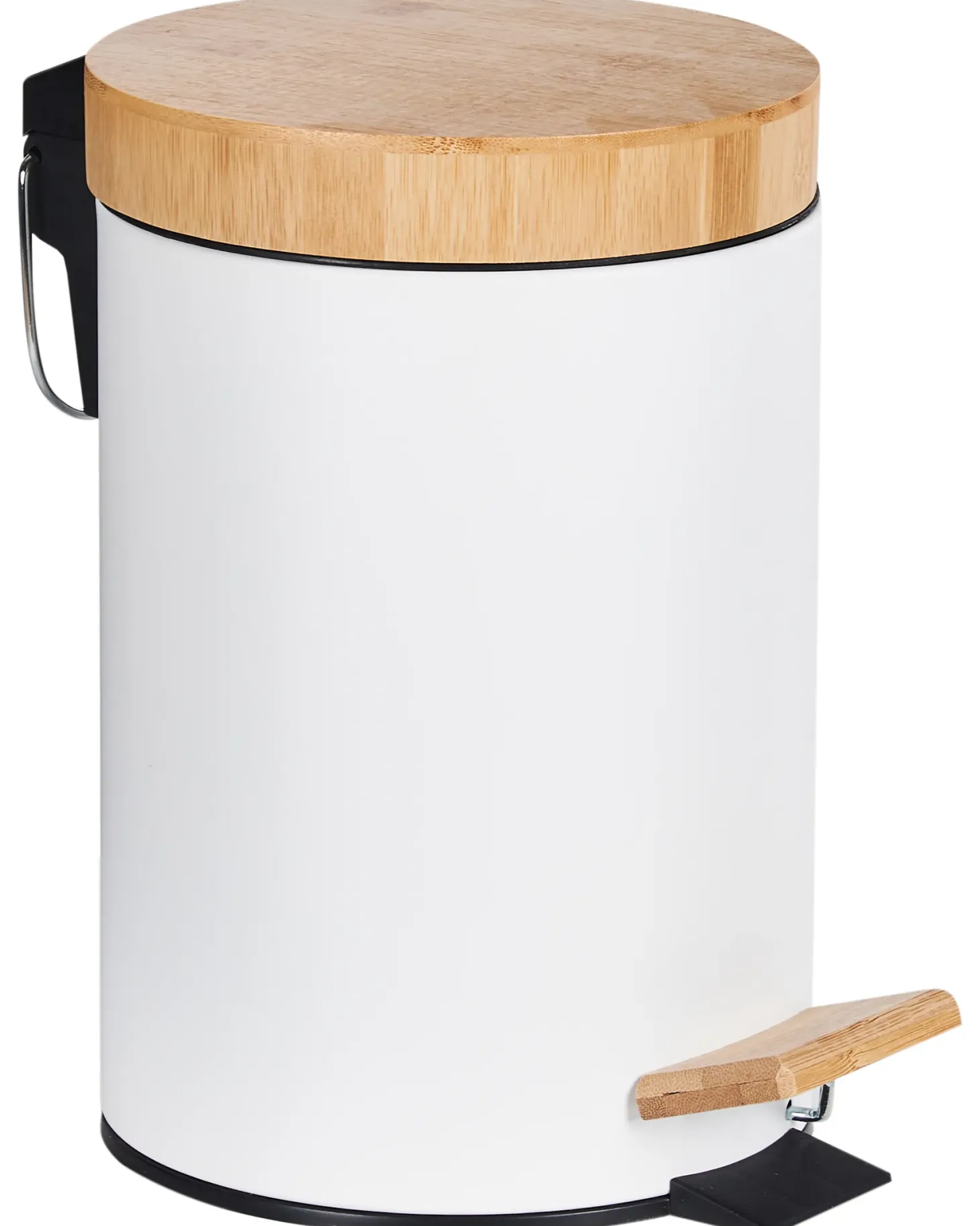 Zestaw 2 koszy na śmieci z pedałem 3 L ECOSMART Metal Biały