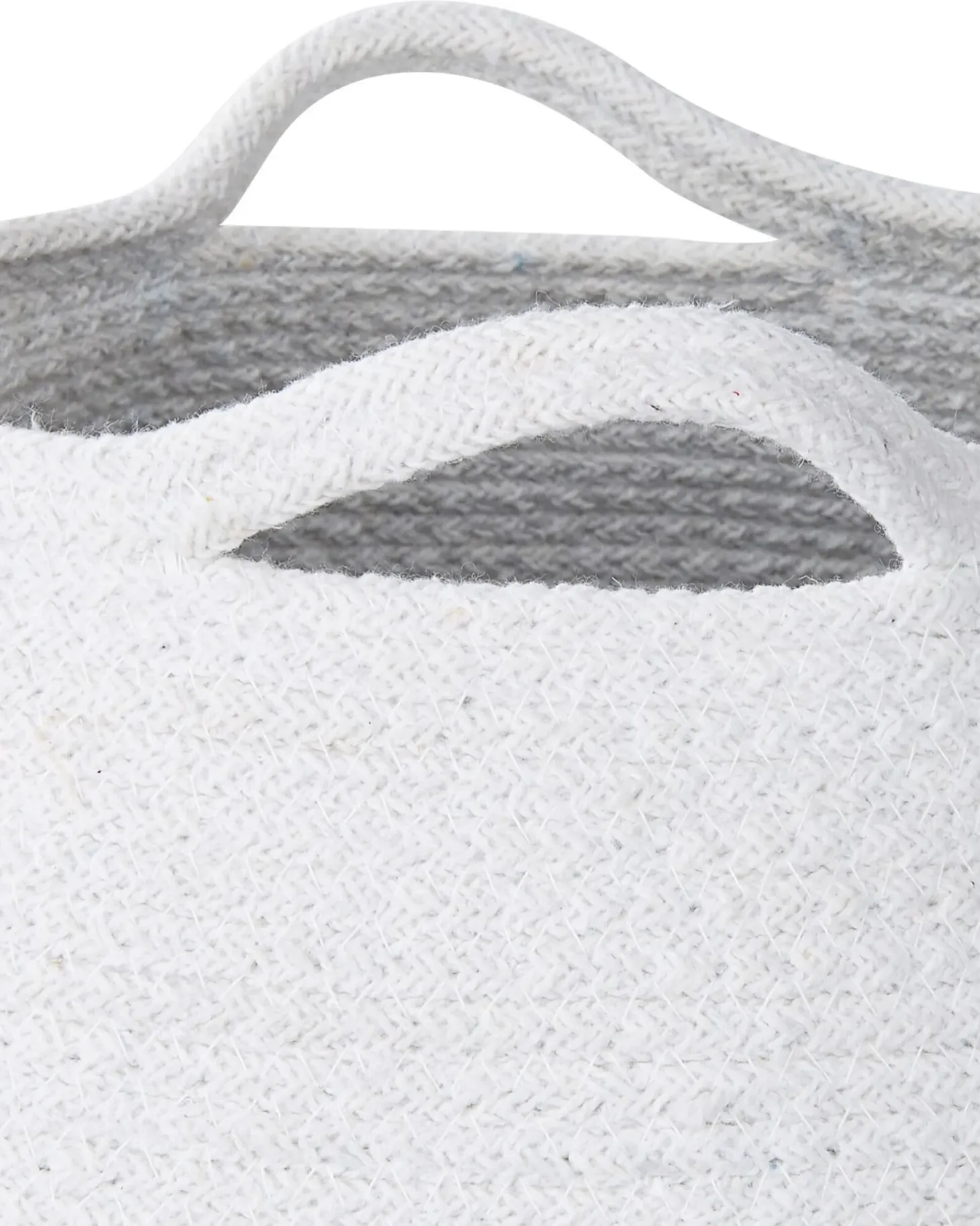 Zestaw 2 koszy PANJGUR Bawełna Biały