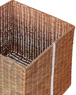 Zestaw 3 koszy Prezenty świąteczne CADEAU Rattan Naturalny