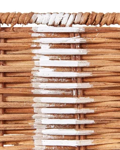 Zestaw 3 koszy Prezenty świąteczne CADEAU Rattan Naturalny