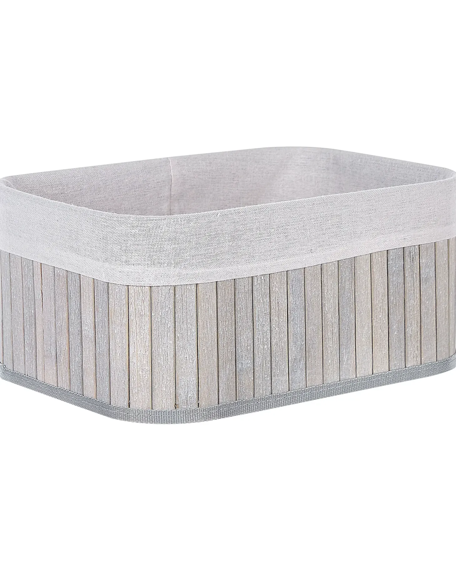 Zestaw 5 koszy TALPE Bambus Szary