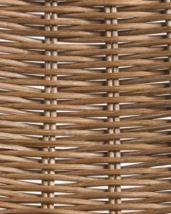 Sale Zestaw 2 krzeseł barowych CASSITA Rattan Brązowy Wszystkie Krzesła|Krzesła Barowe