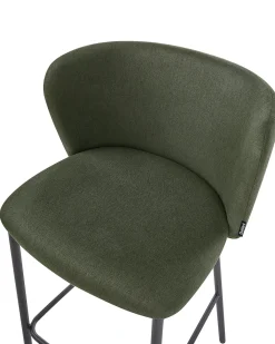 Discount MINA Ciemnozielony Krzesła Barowe|Wszystkie Krzesła