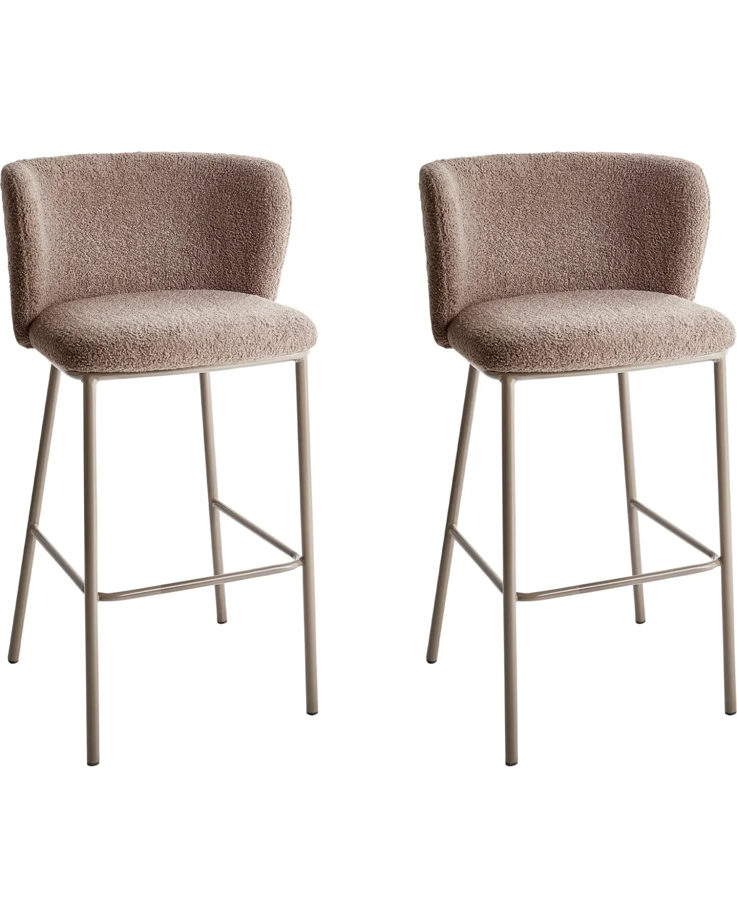 Discount MINA II Boucle Krzesła Barowe|Wszystkie Krzesła