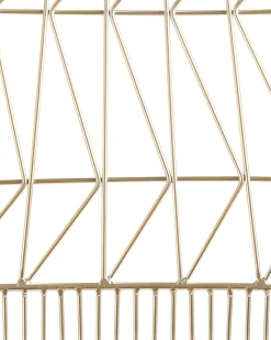 Sale Zestaw 2 krzeseł barowych PRESTON Metal Złoty Krzesła Barowe|Wszystkie Krzesła