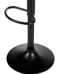 New Zestaw 2 krzeseł barowych VALETTA Ekoskóra Obrotowy Złoty brąz Krzesła Barowe|Wszystkie Krzesła