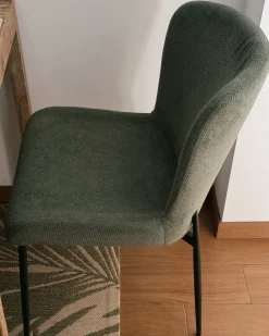 Discount Zestaw 2 krzeseł do jadalni ADA Ciemnozielony Wszystkie Krzesła|Krzesła Tapicerowane