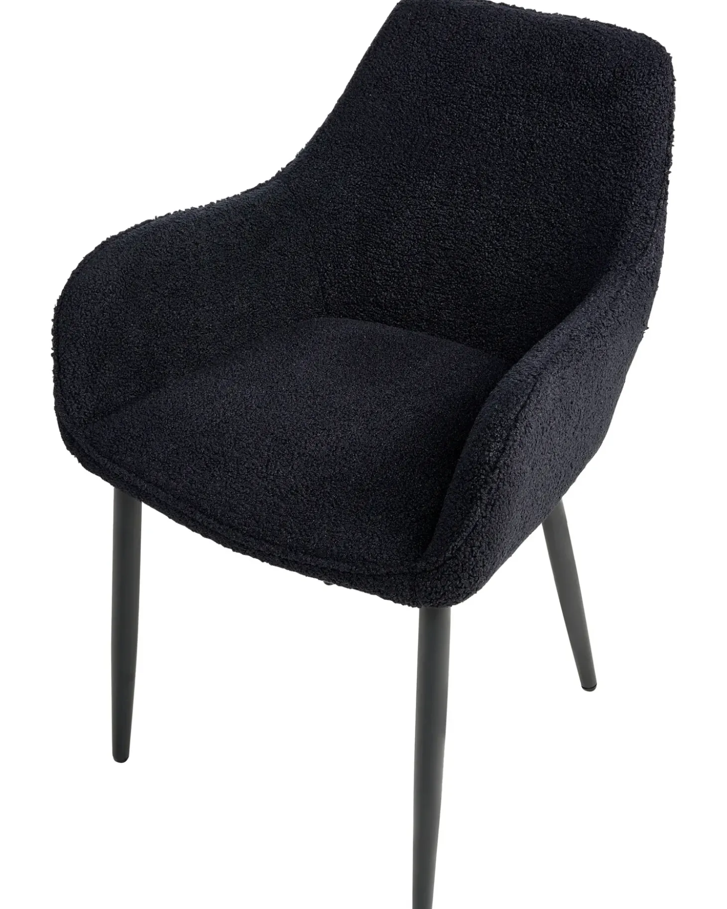 Discount Zestaw 2 krzeseł do jadalni ALDEN Boucle Wszystkie Krzesła|Krzesła Tapicerowane