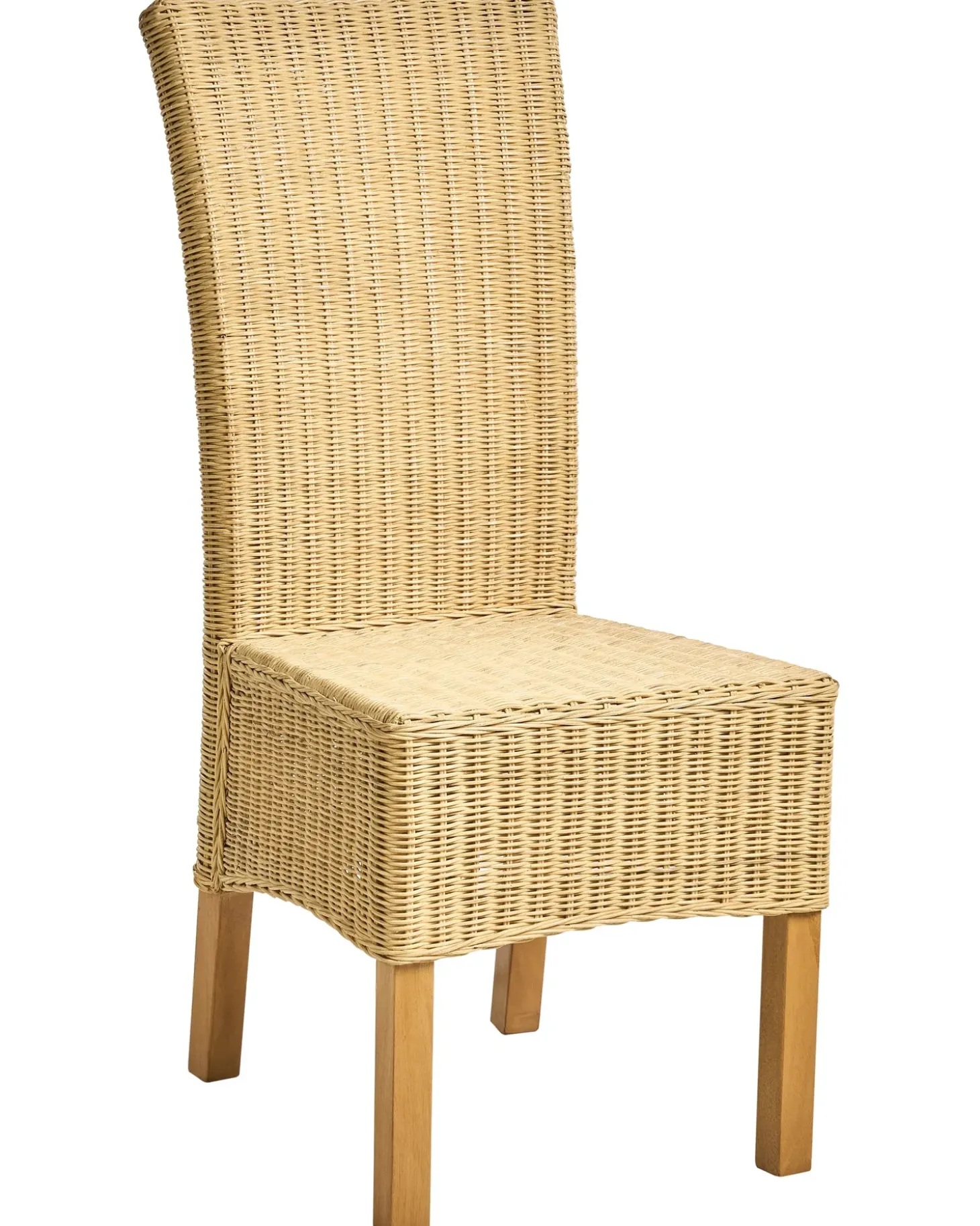 Clearance Zestaw 2 krzeseł do jadalni ANDES Rattan Naturalny Wszystkie Krzesła|Krzesła Do Jadalni